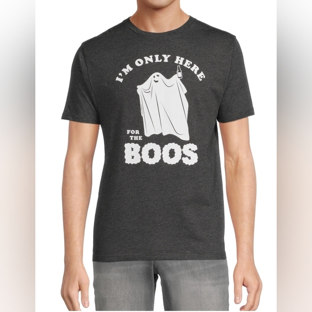 I'm Only Here For The Boos T-shirt Men's Size Small New With Tag